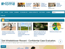 Tablet Screenshot of homeimprovementadviser.com